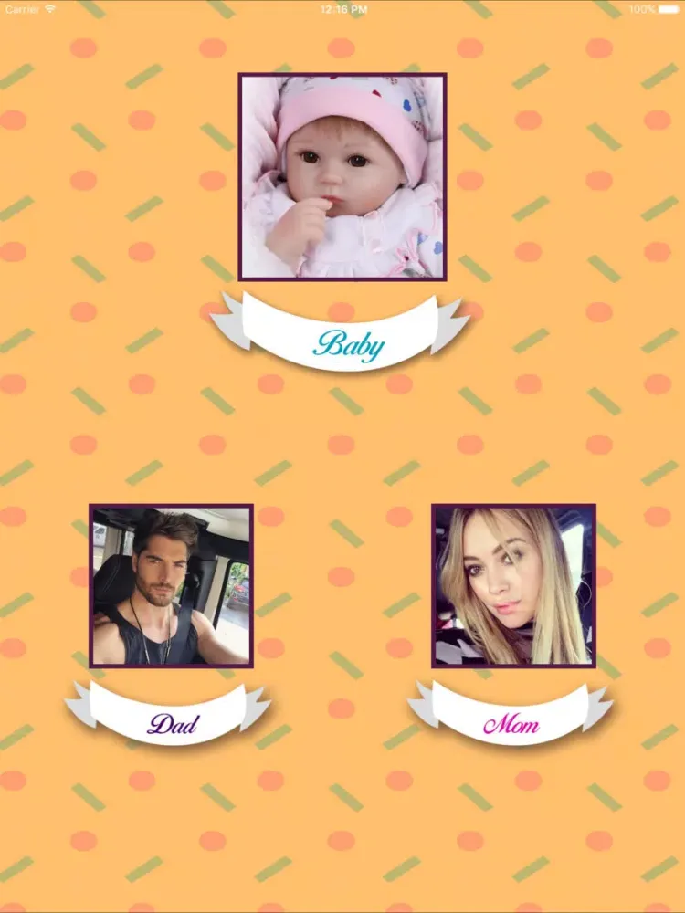 Future Baby Generator - Make my Baby iPad 应用截图
