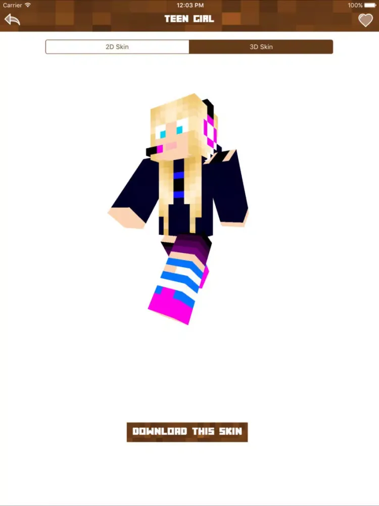 Tangkapan layar Girl Skins Pro - Best Collection for MCPC & PE iPad 