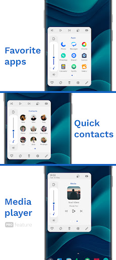 Edge Card Launcher: Side Panel Screenshots