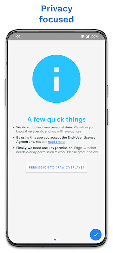 Edge Card Launcher: Side Panel Screenshots