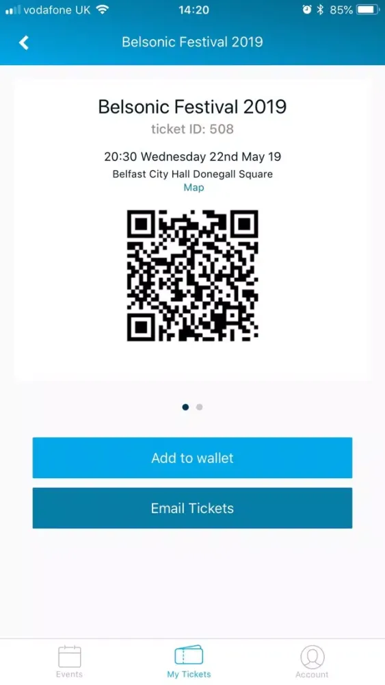 MyTicketApp应用截图