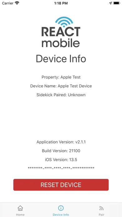 React Mobile Hospitality سکرین شاٹس