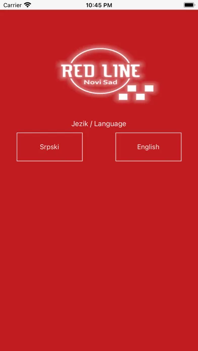 Crveni RedLine Taxi Novi Sad スクリーンショット
