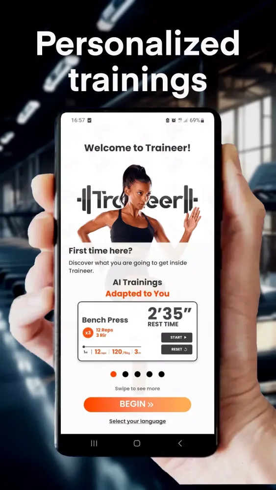 Your new Personal Trainer Screenshots