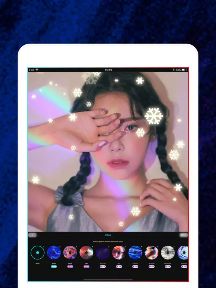 Tangkapan skrin Magic Followers' Video Posts iPad 