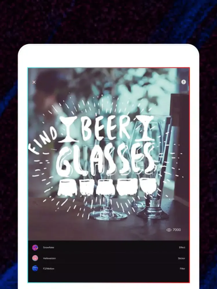 Tangkapan skrin Magic Followers' Video Posts iPad 
