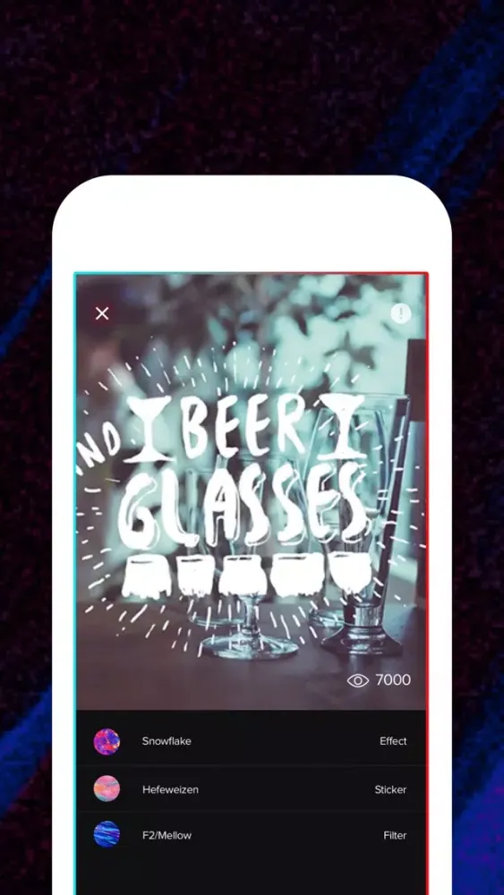 Tangkapan skrin Magic Followers' Video Posts