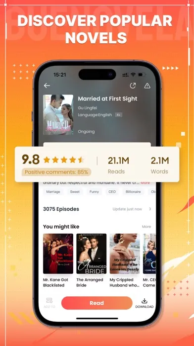 ภาพหน้าจอของ BueNovela - leer novela libro