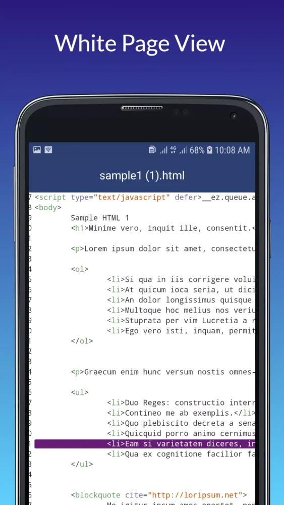 Html Viewer: Read Html Code Screenshots