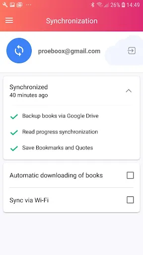 Скриншоты eBoox: ePub PDF e-book Reader