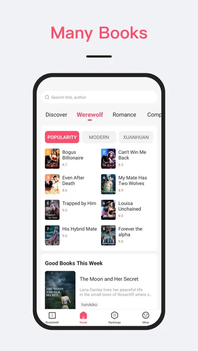 Скриншоты iFnovel - Books,Web Novel
