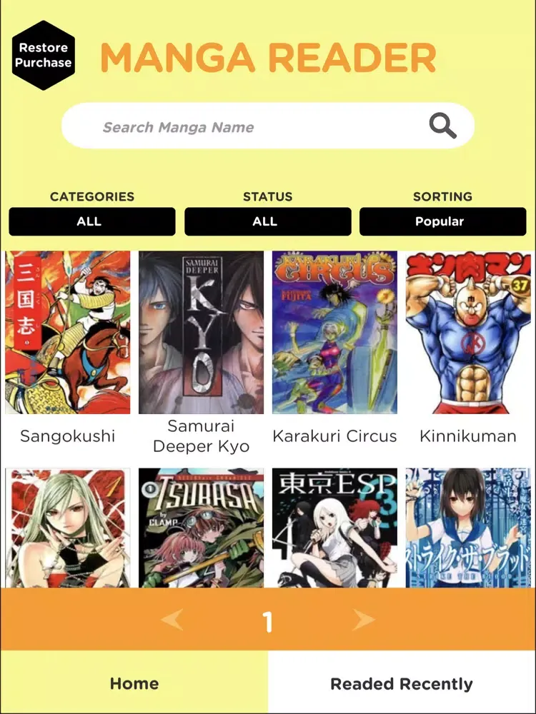 Скриншоты Manga Reader : Best Manga App iPad 