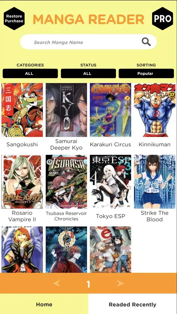 Скриншоты Manga Reader : Best Manga App