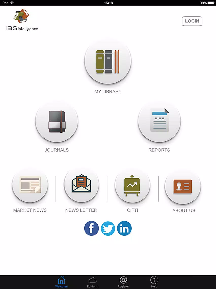 Скриншоты IBS Intelligence iPad 