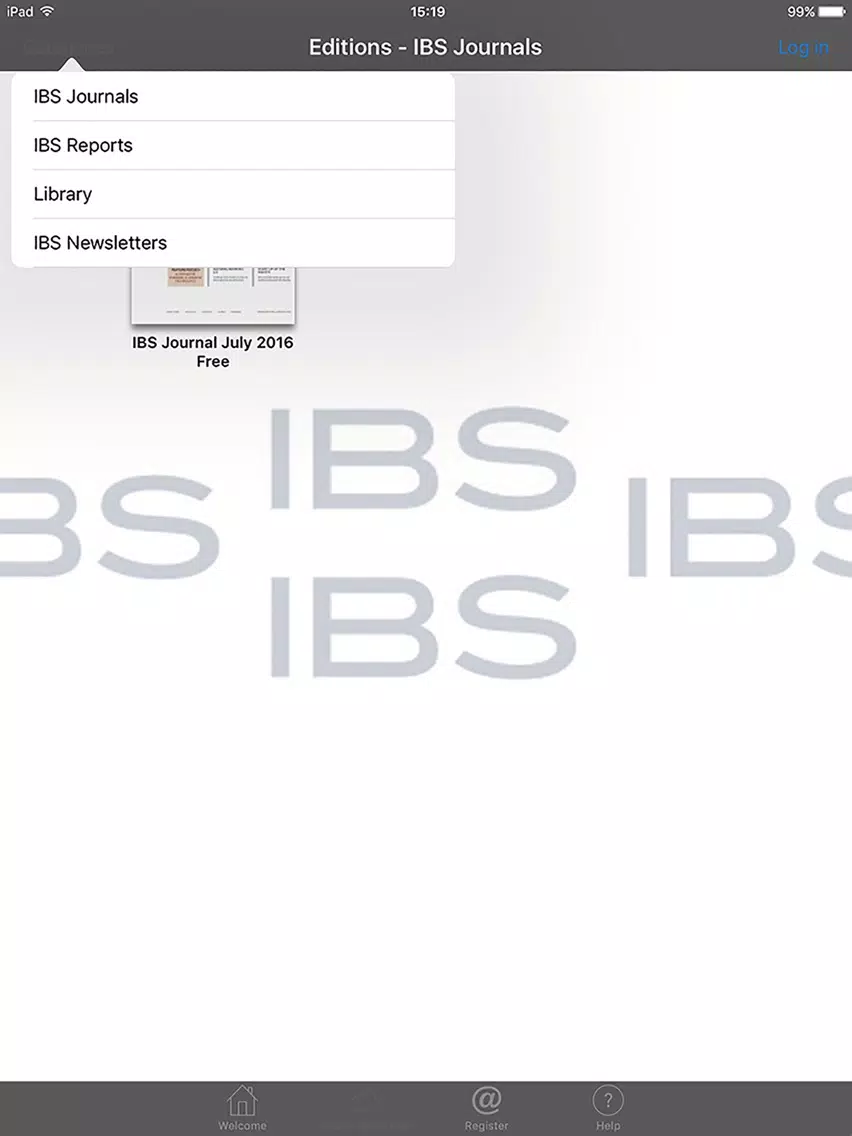 Скриншоты IBS Intelligence iPad 