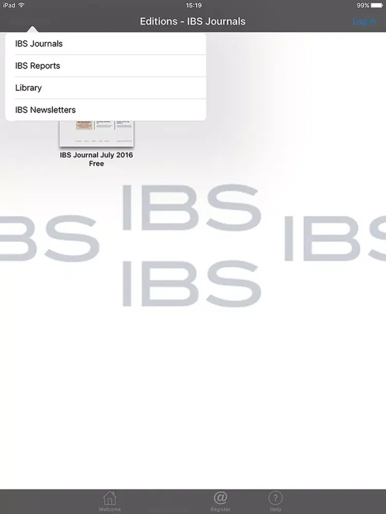 IBS Intelligence iPad 應用截圖