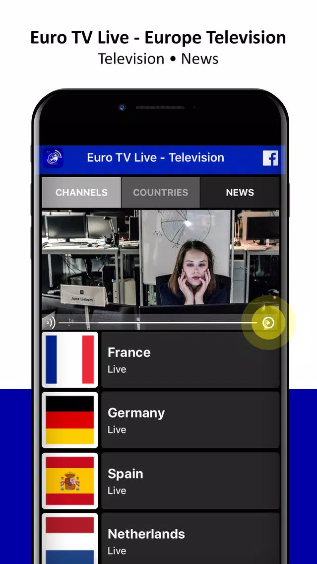 Euro TV Live - Television スクリーンショット