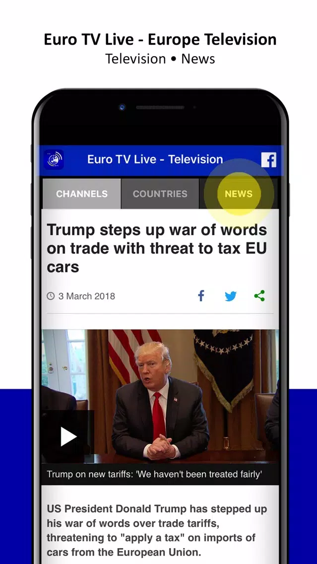 Euro TV Live - Television スクリーンショット