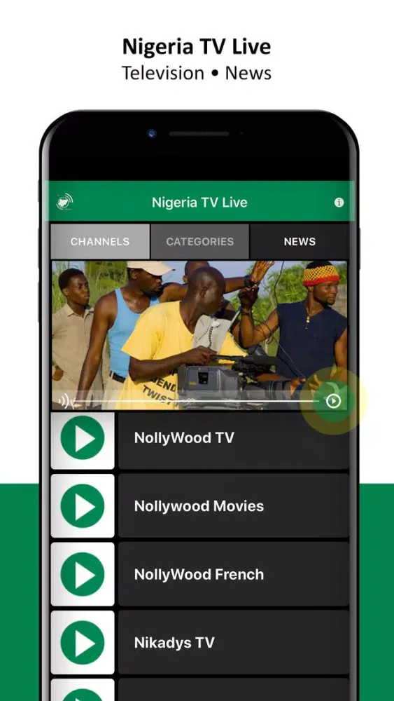 Nigeria TV Live stream Ekran Görüntüleri