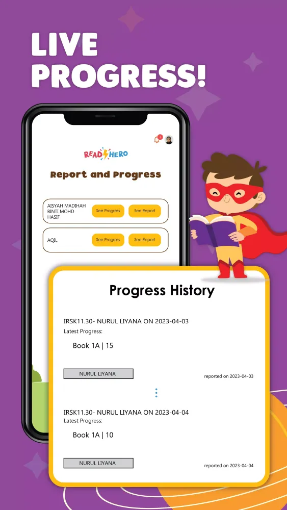 myReadHero Ekran Görüntüleri