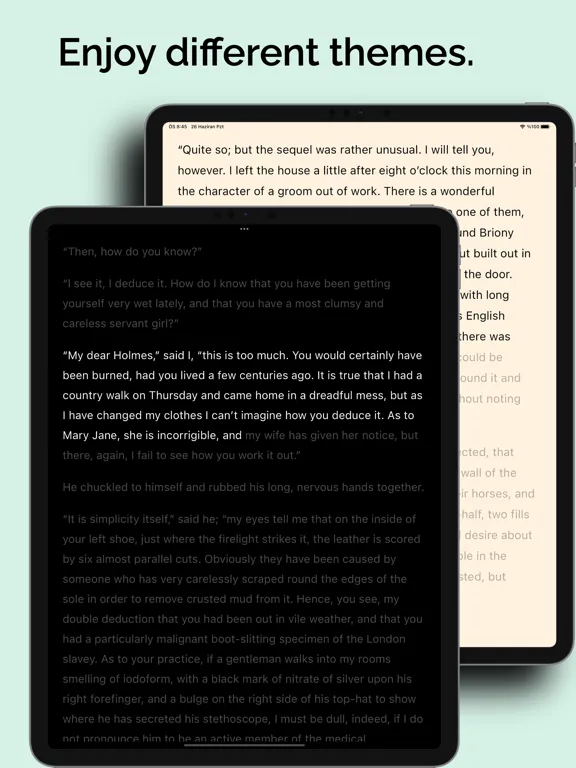 Capturas de tela do Speed Reading - Speedy iPad 