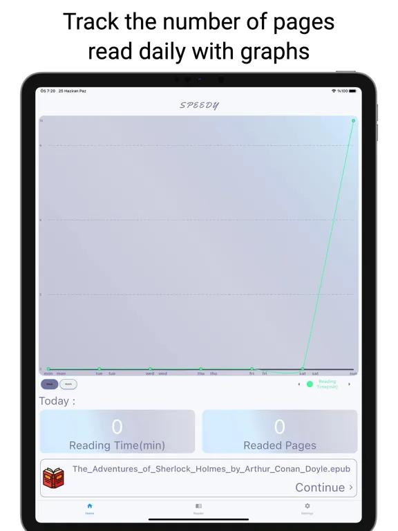 Capturas de tela do Speed Reading - Speedy iPad 