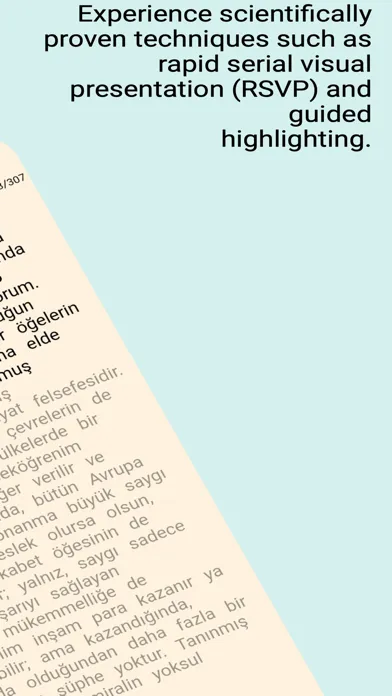 Capturas de tela do Speed Reading - Speedy