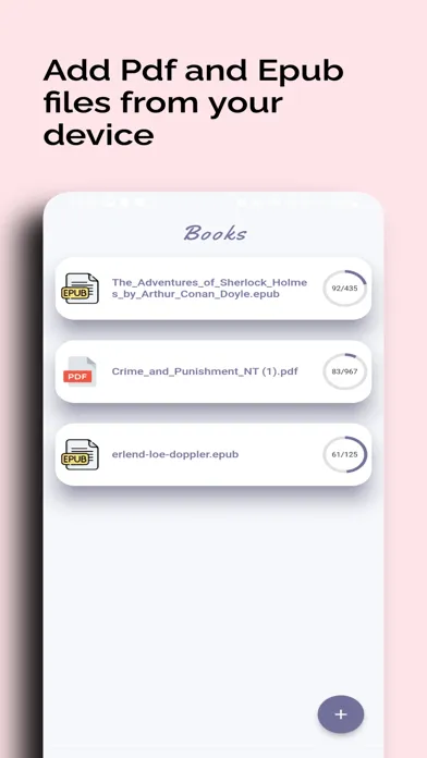 Capturas de tela do Speed Reading - Speedy