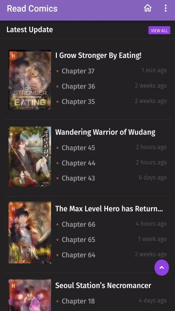 Read Comics Screenshots