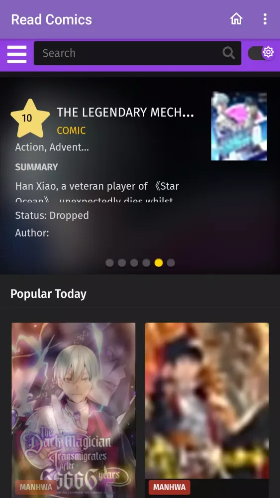 Read Comics Screenshots