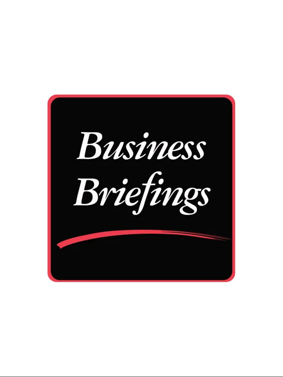 Ảnh chụp màn hình của Business Briefings | Audiotech iPad 