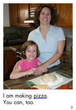 Скриншоты Making Pizza - LAZ Reader [Level E–first grade]