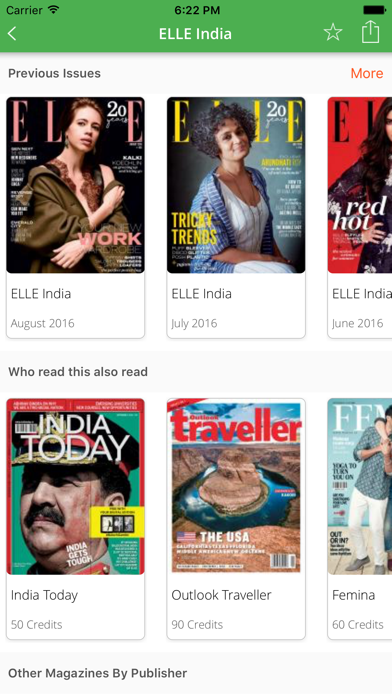 Captures d'écran de Readwhere: E-paper & Magazines