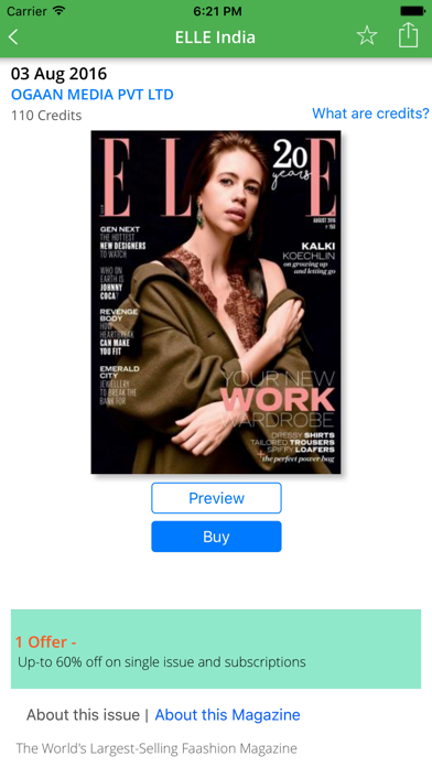 Captures d'écran de Readwhere: E-paper & Magazines