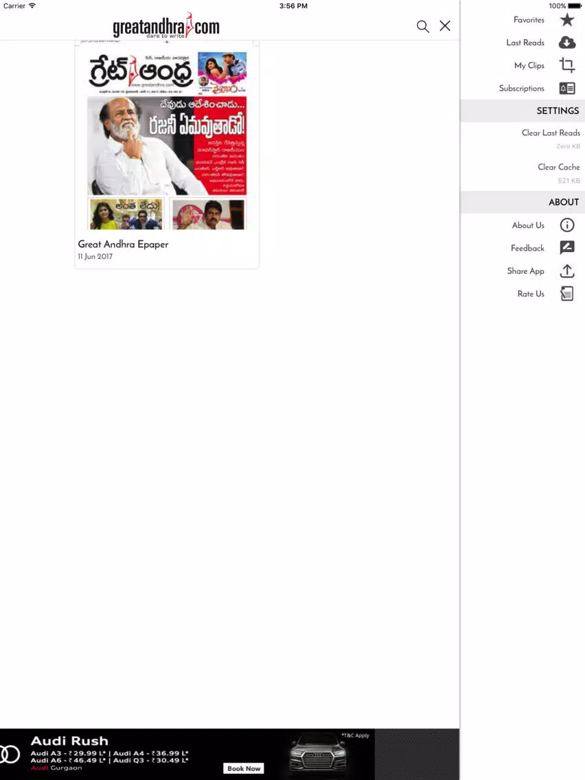 Great Andhra News iPad 應用截圖