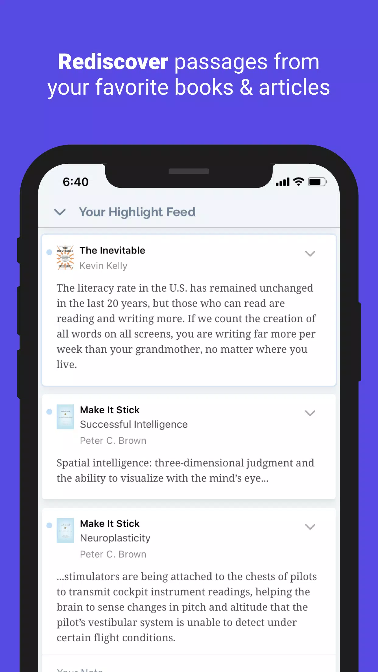 Readwise的應用截圖1