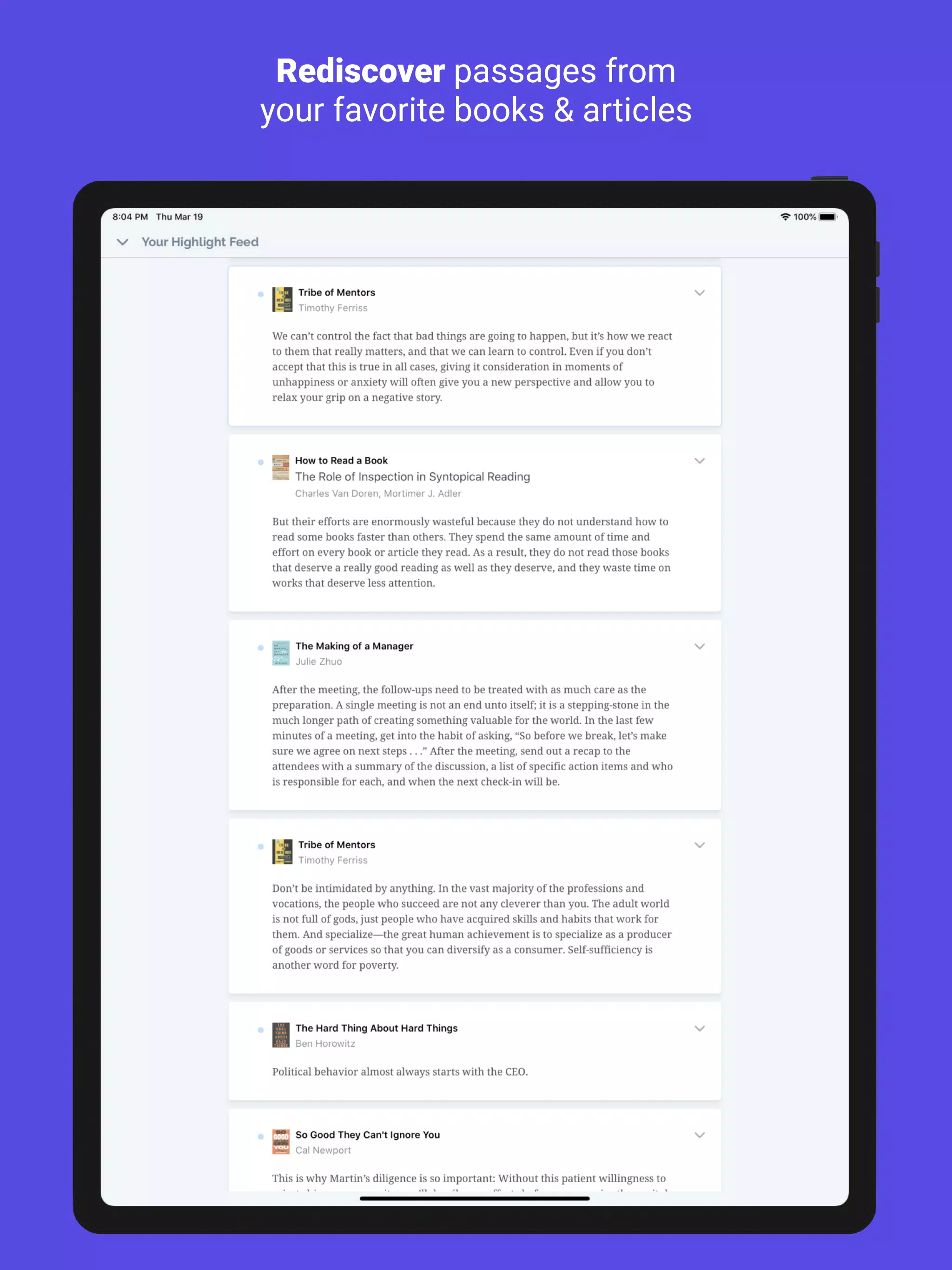 Readwise的應用截圖6