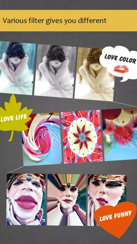 ภาพหน้าจอของ Pic-Artist Camera – Funny Photo and Video Booth FX + Camera Effects + Photo Editor for Instagram