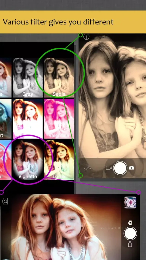 ภาพหน้าจอของ Pic-Artist Camera – Funny Photo and Video Booth FX + Camera Effects + Photo Editor for Instagram