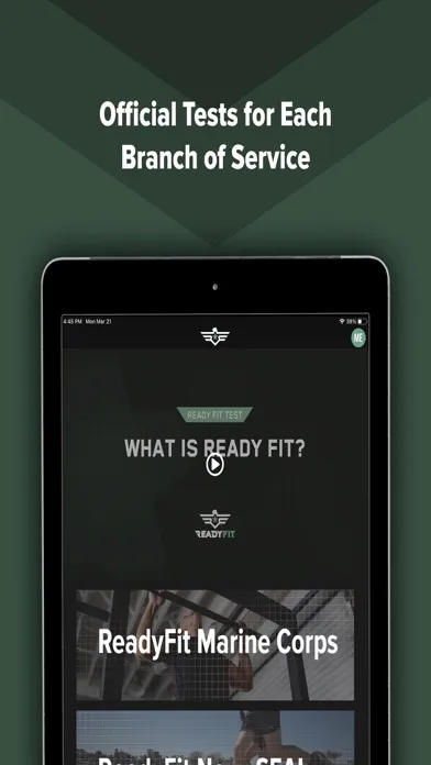 Zrzuty ekranu ReadyFit: Fitness Tests
