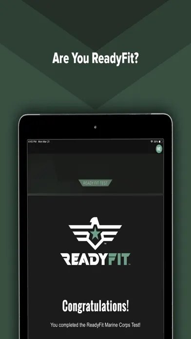 Zrzuty ekranu ReadyFit: Fitness Tests