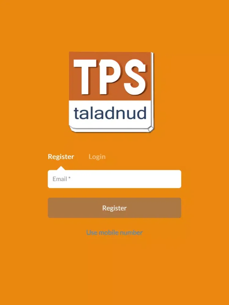 Tangkapan layar Taladnud TPS iPad 