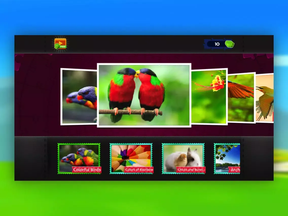 Captures d'écran de Jigsaw Picture Puzzle HD Games iPad 