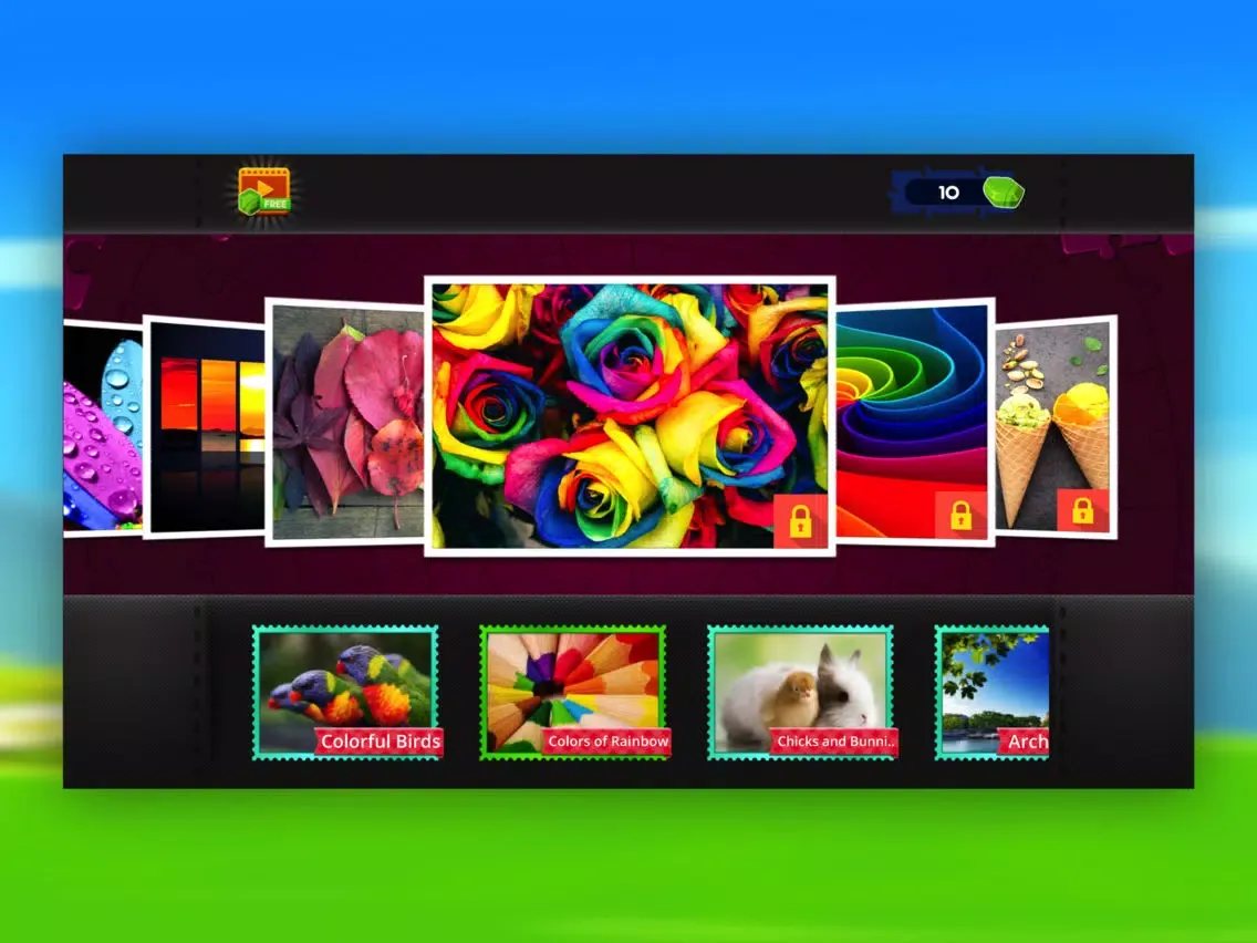 Captures d'écran de Jigsaw Picture Puzzle HD Games iPad 
