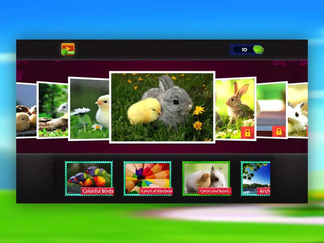 Captures d'écran de Jigsaw Picture Puzzle HD Games iPad 
