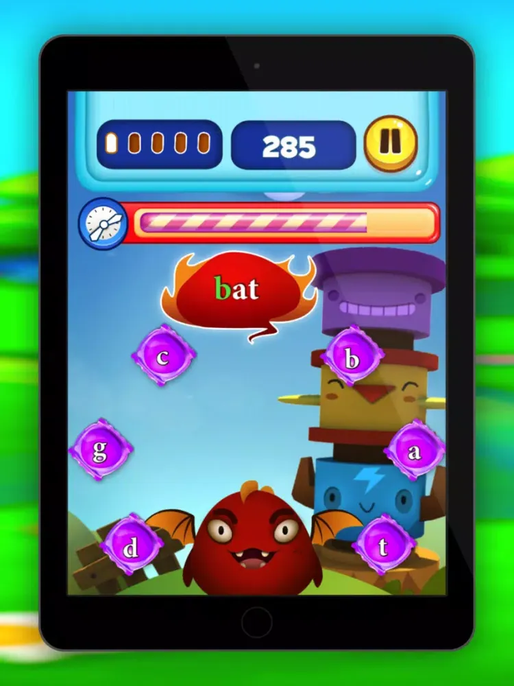 Скриншоты Candy Monster Learn English iPad 