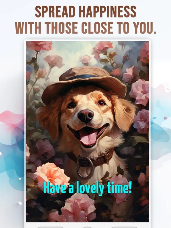 Tangkapan layar Greeting Cards with Wishes iPad 
