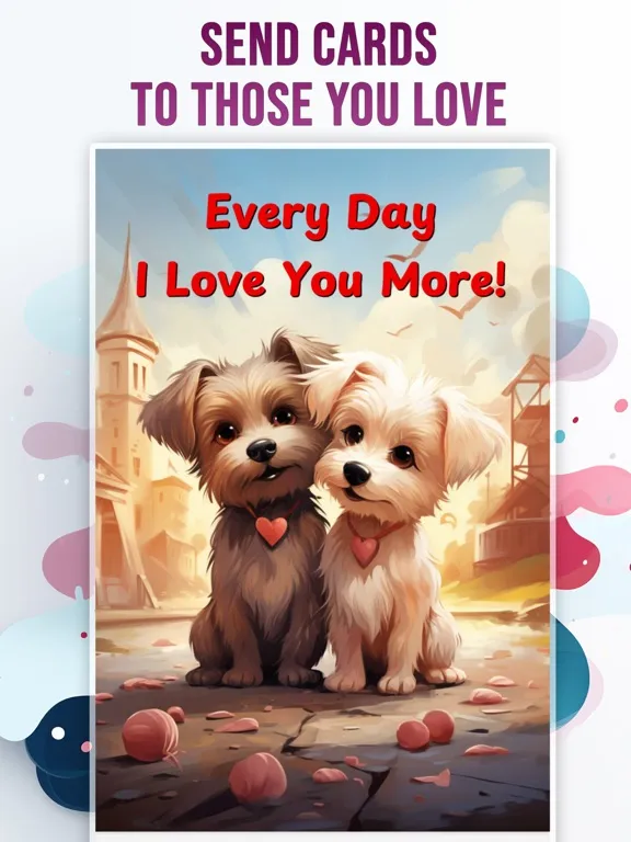 Tangkapan layar Greeting Cards with Wishes iPad 