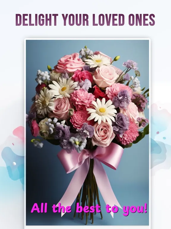 Tangkapan layar Greeting Cards with Wishes iPad 