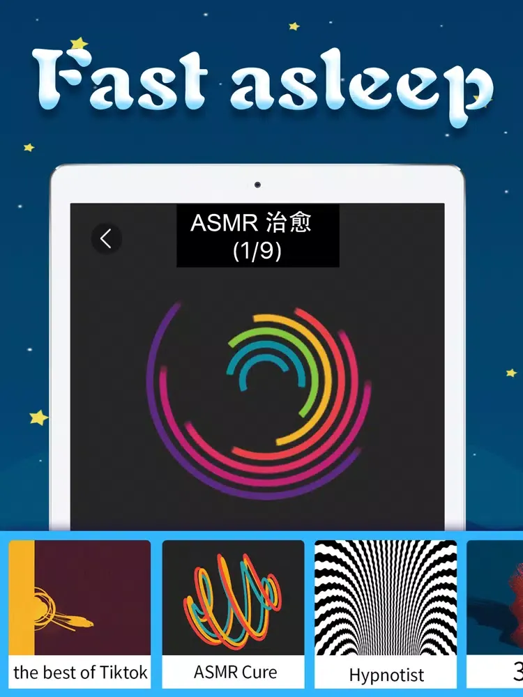Hypnosis: help sleep fast iPad  スクリーンショット
